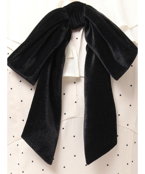 dazzlin(ダズリン)の「ラッフルティアードイレヘムワンピース(ワンピース・レディース・ブラック/アイボリー・MEDIUM/SMALL)」の12枚目の写真