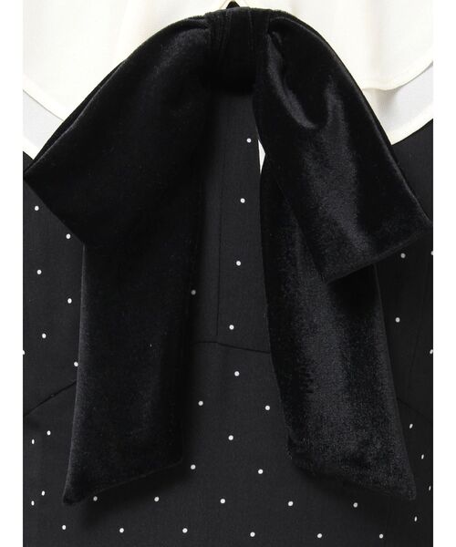 dazzlin(ダズリン)の「ラッフルティアードイレヘムワンピース(ワンピース・レディース・ブラック/アイボリー・MEDIUM/SMALL)」の13枚目の写真