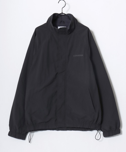 CONVERSE(コンバース)の「CONVERSE/コンバース Nylon Fleece-Lined Jacket/オーバーサイズ 裏フリース カラー配色 スタンドブルゾン/ナイロンジャケット/レディース メンズ(ブルゾン・レディース・ネイビー/アイボリー/ブラック/ブラウン・LL/L/M)」の15枚目の写真