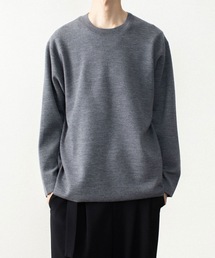 【LIMITED】W/PEダブルニット クルーネック プルオーバー / W/PE DDOUBLE KNIT CREWNECK PULLOVER