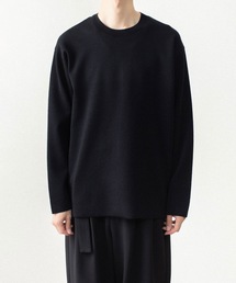 【LIMITED】W/PEダブルニット クルーネック プルオーバー / W/PE DDOUBLE KNIT CREWNECK PULLOVER