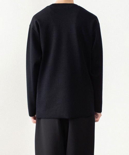 ATTACHMENT(アタッチメント)の「【LIMITED】W/PEダブルニット クルーネック プルオーバー / W/PE DDOUBLE KNIT CREWNECK PULLOVER(ニット/セーター・メンズ・ライトグレー/ブラック/オフホワイト・3/2/1/4)」の11枚目の写真