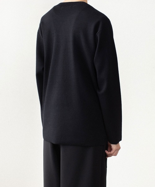 ATTACHMENT(アタッチメント)の「【LIMITED】W/PEダブルニット クルーネック プルオーバー / W/PE DDOUBLE KNIT CREWNECK PULLOVER(ニット/セーター・メンズ・ライトグレー/ブラック/オフホワイト・3/2/1/4)」の12枚目の写真