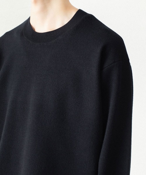 ATTACHMENT(アタッチメント)の「【LIMITED】W/PEダブルニット クルーネック プルオーバー / W/PE DDOUBLE KNIT CREWNECK PULLOVER(ニット/セーター・メンズ・ライトグレー/ブラック/オフホワイト・3/2/1/4)」の14枚目の写真