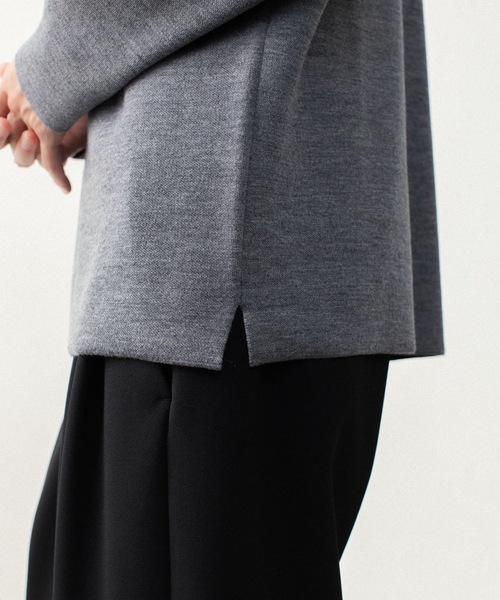 ATTACHMENT(アタッチメント)の「【LIMITED】W/PEダブルニット クルーネック プルオーバー / W/PE DDOUBLE KNIT CREWNECK PULLOVER(ニット/セーター・メンズ・ライトグレー/ブラック/オフホワイト・3/2/1/4)」の22枚目の写真