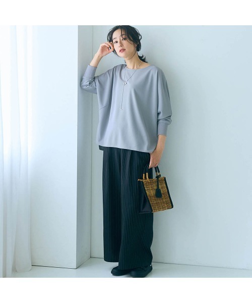 Belle Maison(ベルメゾン)の「ドルマンスリーブブラウス【乾燥機OK】(シャツ/ブラウス・レディース・ベージュ/ブラウン/ブラック・S/M/L)」の6枚目の写真
