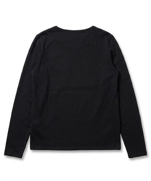 NO ID.(ノーアイディ)の「mlt5868- Archive of thoughtプリントPO ロングスリーブカットソー(859006-585T)(Tシャツ/カットソー・メンズ・ホワイト/ブラック・2/1)」の4枚目の写真
