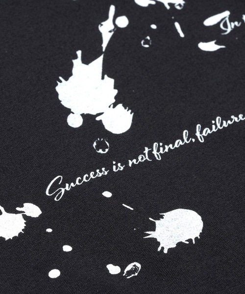 NO ID.(ノーアイディ)の「mlt5868- Archive of thoughtプリントPO ロングスリーブカットソー(859006-585T)(Tシャツ/カットソー・メンズ・ホワイト/ブラック・2/1)」の6枚目の写真