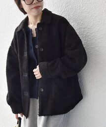 〈洗濯機可能〉ボア フリース シャツ ジャケット