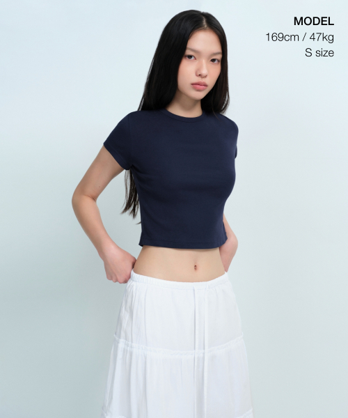 MUSINSA STANDARD WOMAN（ムシンサスタンダードウーマン）の「ウィメンズコットンティアードロングスカート[ホワイト]（スカート・レディース・その他・SMALL/MEDIUM/LARGE/X-SMALL）」の4枚目の写真