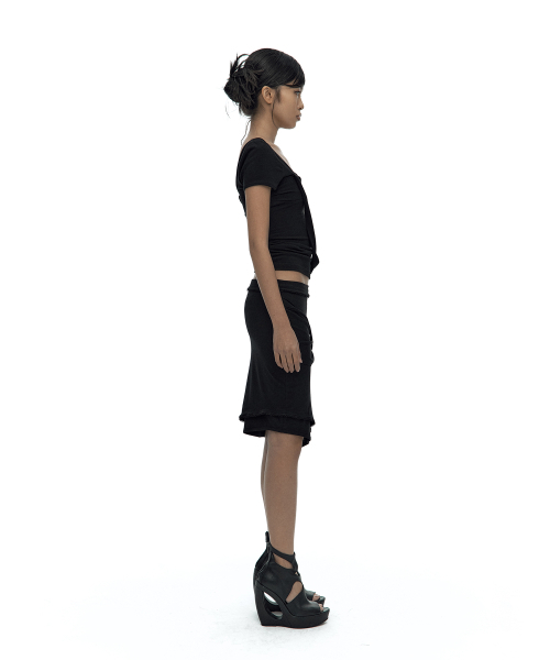 KASHIKO(カシコ)の「Peek-a-boo Top Black(Tシャツ/カットソー・レディース・その他・FREE)」の10枚目の写真