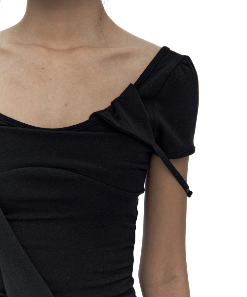 KASHIKO(カシコ)の「Peek-a-boo Top Black(Tシャツ/カットソー・レディース・その他・FREE)」の14枚目の写真