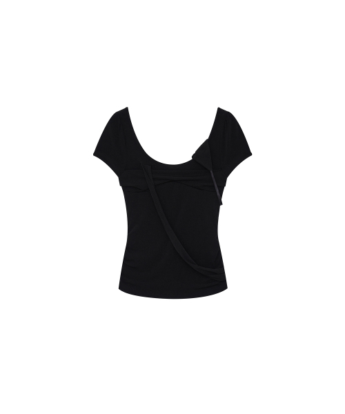 KASHIKO(カシコ)の「Peek-a-boo Top Black(Tシャツ/カットソー・レディース・その他・FREE)」の16枚目の写真