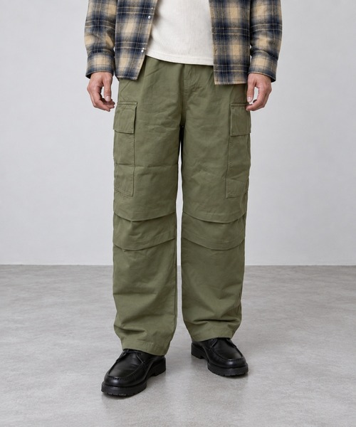 OXA(オグザ)の「ワイドカーゴパンツ OXA(カーゴパンツ・メンズ・カーキ/ブラック・LARGE/MEDIUM)」の2枚目の写真