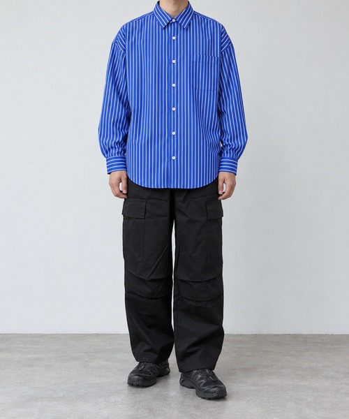 OXA(オグザ)の「ワイドカーゴパンツ OXA(カーゴパンツ・メンズ・カーキ/ブラック・LARGE/MEDIUM)」の6枚目の写真