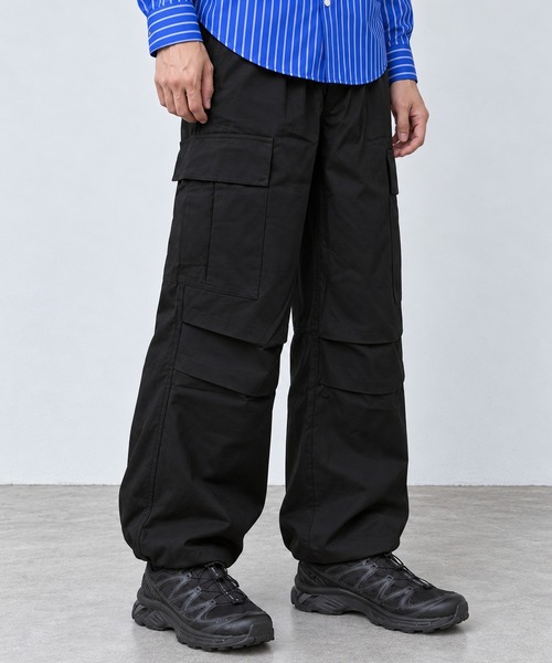 OXA(オグザ)の「ワイドカーゴパンツ OXA(カーゴパンツ・メンズ・カーキ/ブラック・LARGE/MEDIUM)」の3枚目の写真