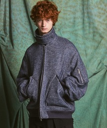 《UNISEX》【Italian Dead Stock Fabric】プライムオーバーA-2フライトブルゾン/Prime-Over A-2 Flight Jacket【MAISON SPECIAL/メゾンスペシャル】