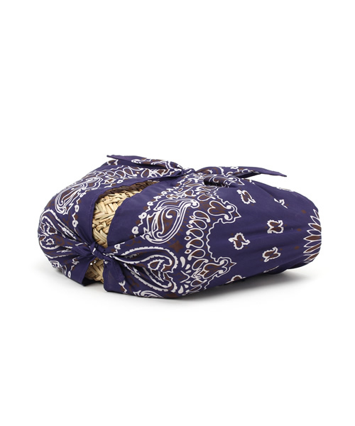 Khaju（カージュ）の「control freak: バンダナカゴバッグ（かごバッグ・レディース・レッド/ネイビー・ONE SIZE）」の6枚目の写真