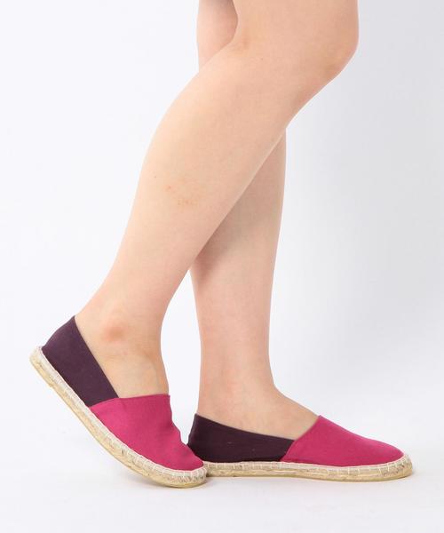 coen（コーエン）の「カラーブロックフラットエスパドリーユ（サンダル・レディース・ベージュ/オリーブ/ピンク/ネイビー・X-LARGE/MEDIUM/SMALL/LARGE）」の12枚目の写真