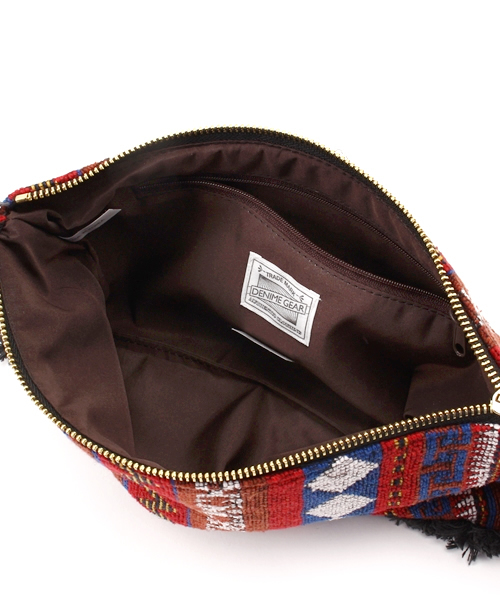 Denime(ドゥニーム)の「フリンジクラッチバッグ(クラッチバッグ・レディース・レッド・FREE)」の6枚目の写真