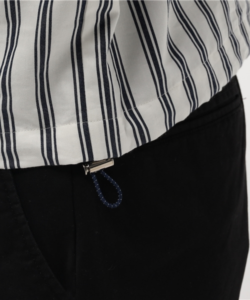 KICS DOCUMENT.(キクス ドキュメント)の「Vネック プルオーバー シャツジャケット 裾スピンドル付(シャツ/ブラウス・メンズ・Navy・4)」の6枚目の写真