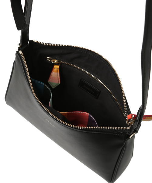 Paul Smith（ポールスミス）の「CLASSIC LEATHER SHOULDER BAG / 863850 W930（ショルダーバッグ・レディース・ブラック/ネイビー/レッド・FREE）」の9枚目の写真