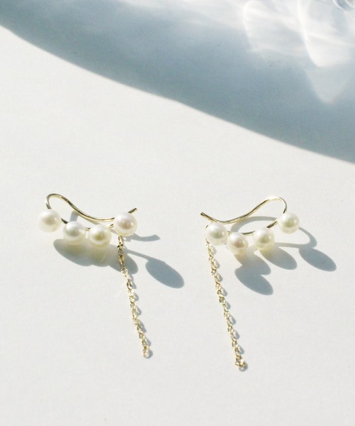 K10 Quatre Perleイヤリング 淡水パール イヤリング Jupiter ジュピター のファッション通販 Zozotown