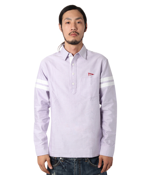 XLARGE(エクストララージ)の「PULLOVER SPORT SHIRT(シャツ/ブラウス・メンズ・ホワイト/ブラック/ライトパープル・SMALL/MEDIUM/LARGE/X-LARGE)」の1枚目の写真