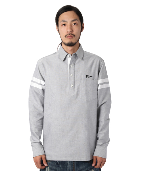 XLARGE(エクストララージ)の「PULLOVER SPORT SHIRT(シャツ/ブラウス・メンズ・ホワイト/ブラック/ライトパープル・SMALL/MEDIUM/LARGE/X-LARGE)」の3枚目の写真