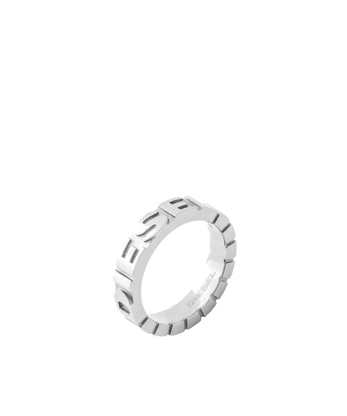 DIESEL(ディーゼル)の「00-STEEL CUBED RING WITH LOGO(リング・レディース・その他・9/8/7/5.5/65/6.5/5/4)」の2枚目の写真