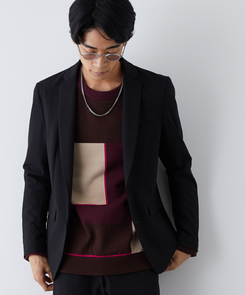 STUDIOUS(ステュディオス)の「マルチストレッチテーラードジャケット(テーラードジャケット・メンズ・ブラック/グレー/ダークグリーン・2/3/1)」の17枚目の写真