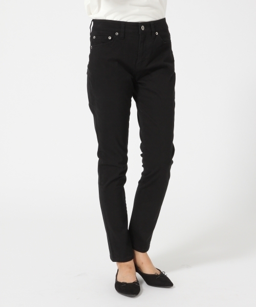 GLOBAL WORK（グローバルワーク）の「【抜群のストレッチ】カラースリムパンツ/759721（その他パンツ・レディース・ネイビー/ブラック/グリーン/ホワイト/ワインレッド・SMALL/LARGE/MEDIUM/X-LARGE）」の3枚目の写真