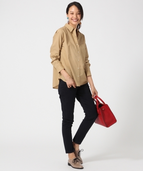 GLOBAL WORK（グローバルワーク）の「【抜群のストレッチ】カラースリムパンツ/759721（その他パンツ・レディース・ネイビー/ブラック/グリーン/ホワイト/ワインレッド・SMALL/LARGE/MEDIUM/X-LARGE）」の6枚目の写真