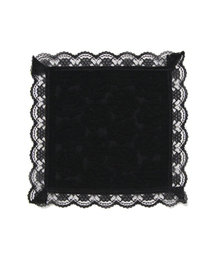 form forma（フォルムフォルマ）の「【慶弔両用】レース付フォーマルタオルハンカチ/喪服・礼服/ブラックフォーマル/フォーマル（ハンカチ/ハンドタオル）」