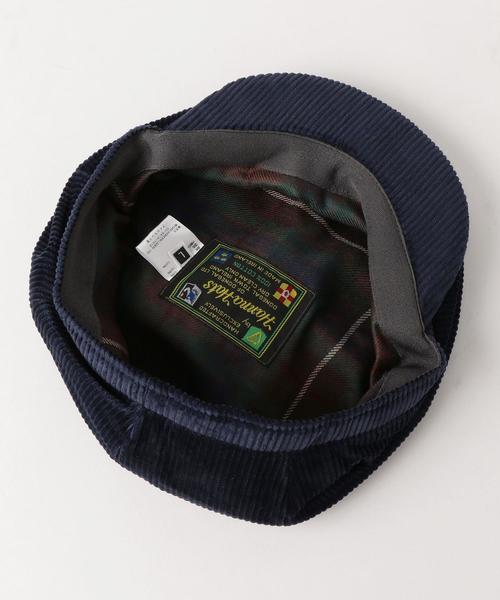 Hanna Hats ネイビー コーデュロイ キャスケット green label relaxing（グリーンレーベルリラクシング）の