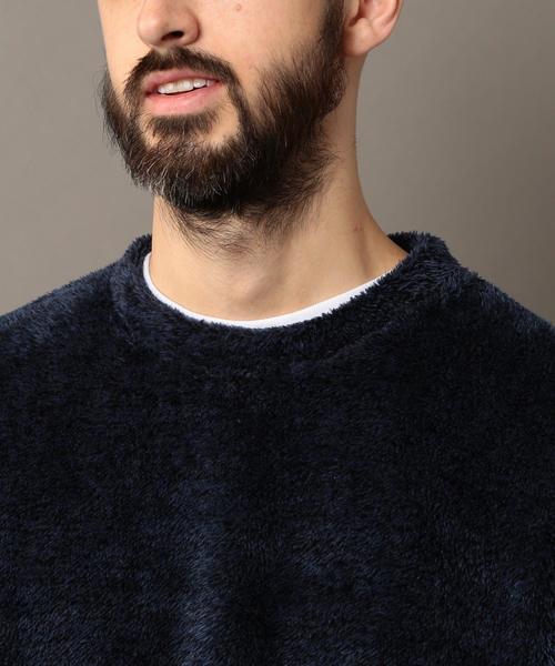 BEAUTY&YOUTH UNITED ARROWS（ビューティーアンドユースユナイテッドアローズ）の「BY シェルパフリース クルーネック ◆（スウェット・メンズ・グレー/ネイビー・MEDIUM/LARGE/X-LARGE/SMALL）」の4枚目の写真