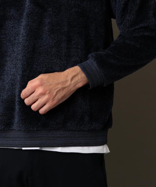 BEAUTY&YOUTH UNITED ARROWS（ビューティーアンドユースユナイテッドアローズ）の「BY シェルパフリース クルーネック ◆（スウェット・メンズ・グレー/ネイビー・MEDIUM/LARGE/X-LARGE/SMALL）」の5枚目の写真