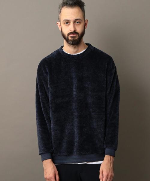BEAUTY&YOUTH UNITED ARROWS（ビューティーアンドユースユナイテッドアローズ）の「BY シェルパフリース クルーネック ◆（スウェット・メンズ・グレー/ネイビー・MEDIUM/LARGE/X-LARGE/SMALL）」の7枚目の写真