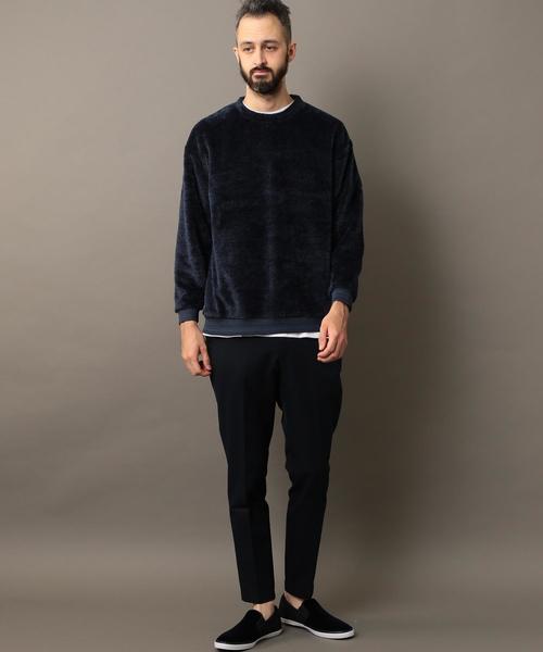 BEAUTY&YOUTH UNITED ARROWS（ビューティーアンドユースユナイテッドアローズ）の「BY シェルパフリース クルーネック ◆（スウェット・メンズ・グレー/ネイビー・MEDIUM/LARGE/X-LARGE/SMALL）」の9枚目の写真