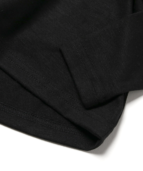 Rora(ローラ)の「キャリーリボンT(Tシャツ/カットソー・キッズ・ブラック・100cm/110cm/120cm/130cm/140cm/90㎝/150cm)」の4枚目の写真
