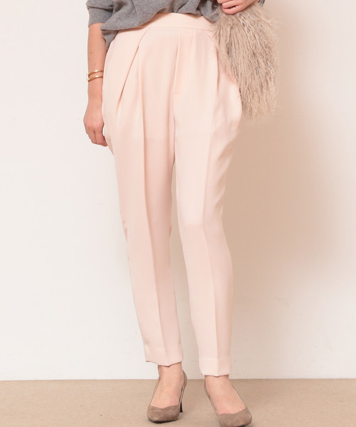 Tiara（ティアラ）の「イージータックパンツ（その他パンツ・レディース・アイボリー/ブラック/ピンク・L/M/S）」の3枚目の写真