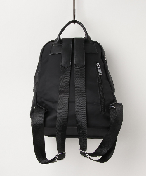 PLAIN CLOTHING（プレーンクロージング）の「ナイロンZIPカラーバックパック/リュック（バックパック/リュック・レディース・ブラック/ネイビー/グレー/カーキ/オレンジ/ボルドー・FREE）」の9枚目の写真