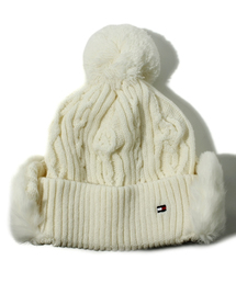 TOMMY HILFIGER | CABLE EAR COVER HAT(ニットキャップ/ビーニー)