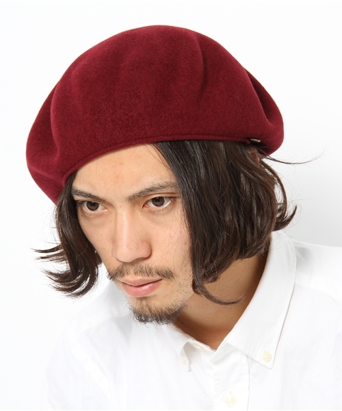 NANO universe（ナノユニバース）の「RACAL(ラカル)/ バスクベレー(UNISEX)（ハンチング/ベレー帽・メンズ・ブラウン/ブラック/チャコール/グリーン系その他/ネイビー/ボルドー・59）」の12枚目の写真