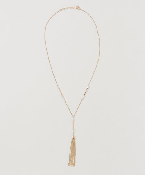 22 OCTOBRE（ヴァンドゥ－オクトーブル）の「フリンジネックレス（ネックレス・レディース・シルバー/ゴールド・FREE）」の4枚目の写真