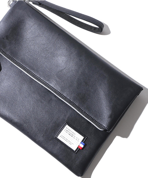 WEGO（ウィゴー）の「WEGO/クチオレクラッチバッグ（クラッチバッグ・メンズ・その他1/ブラック/その他2/ネイビー/ブラック系その他/その他3/その他4/その他5・FREE）」の2枚目の写真