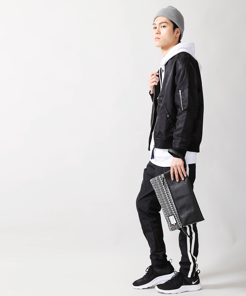 WEGO（ウィゴー）の「WEGO/クチオレクラッチバッグ（クラッチバッグ・メンズ・その他1/ブラック/その他2/ネイビー/ブラック系その他/その他3/その他4/その他5・FREE）」の15枚目の写真