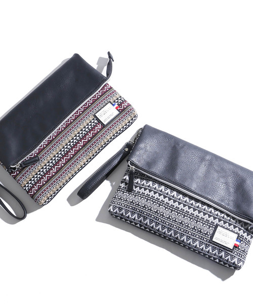 WEGO（ウィゴー）の「WEGO/クチオレクラッチバッグ（クラッチバッグ・メンズ・その他1/ブラック/その他2/ネイビー/ブラック系その他/その他3/その他4/その他5・FREE）」の19枚目の写真