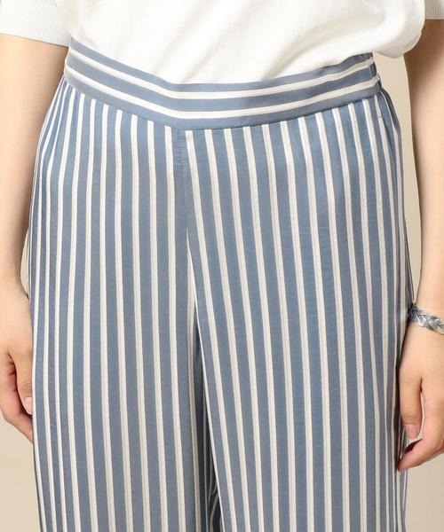 BEAUTY&YOUTH UNITED ARROWS(ビューティーアンドユースユナイテッドアローズ)の「BY キュプラストライプワイドパンツ ◆(その他パンツ・レディース・ネイビー/レッド・SMALL/MEDIUM)」の7枚目の写真