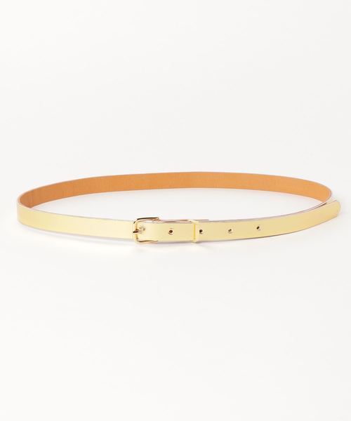 RIVE DROITE（リヴドロワ）の「箔ベルト-（ベルト・レディース・シルバー/ゴールド・FREE）」の2枚目の写真